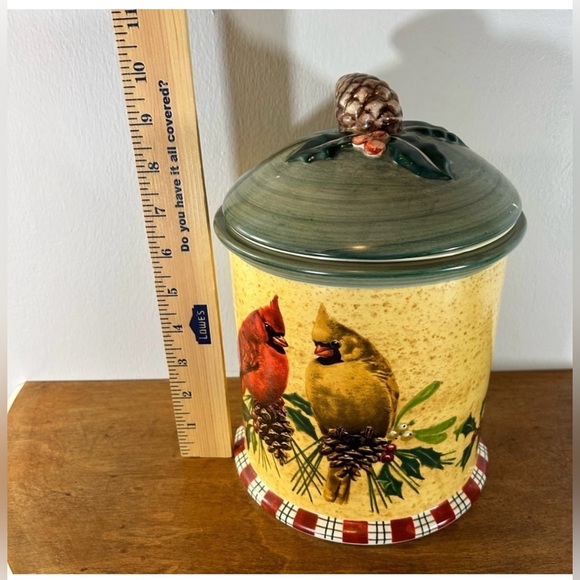 Lenox Winter Greetings cookie jar - Picture 13 of 14
